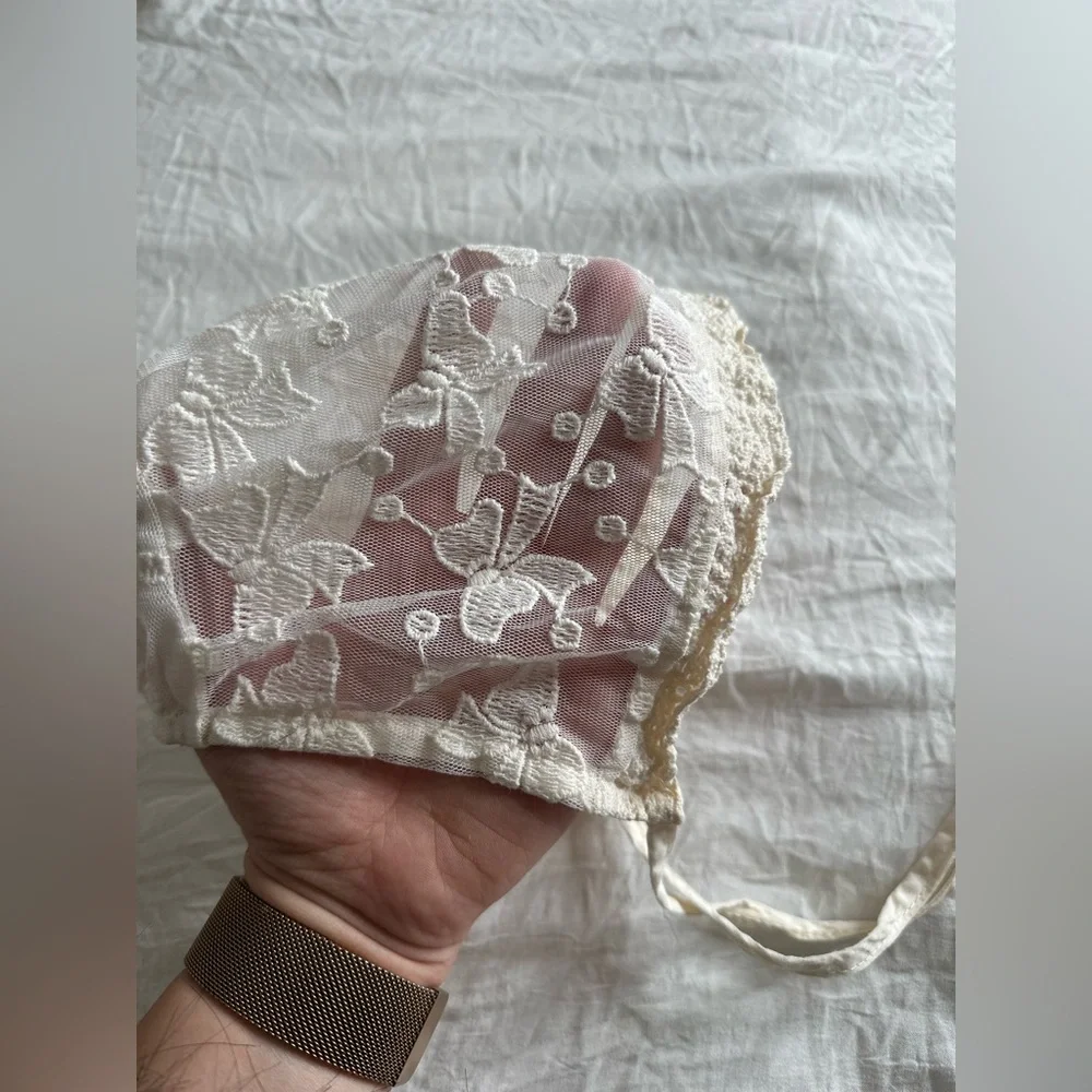 Infant Baby lace bonnet